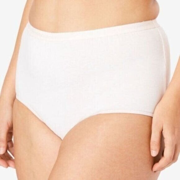 Comfort Choice 10 Pack Rich Violet Cotton Full Briefs Plus Size 11 28W 30W - Picture 4 of 4